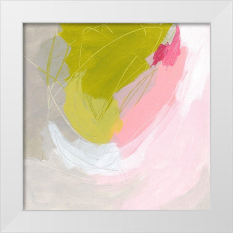 Petal Tone IV White Modern Wood Framed Art Print by Vess, June Erica