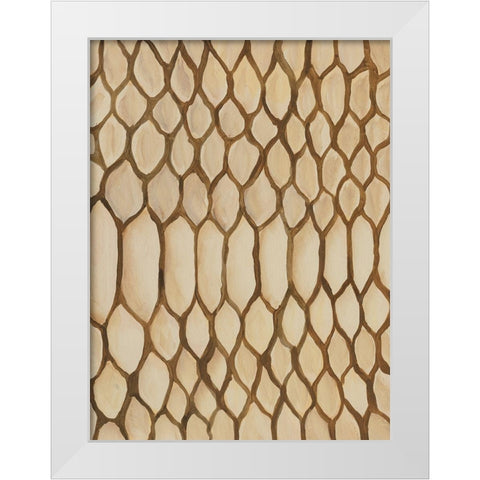 Of the Wild Patterns II White Modern Wood Framed Art Print by Moore, Regina