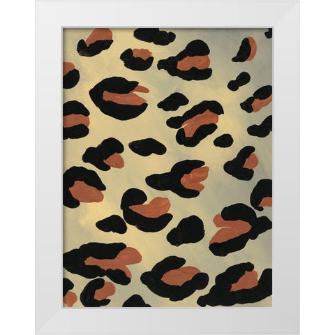 Of the Wild Patterns III White Modern Wood Framed Art Print by Moore, Regina