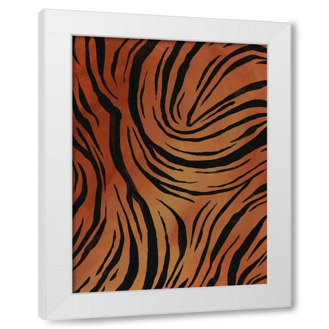 Of the Wild Patterns VII White Modern Wood Framed Art Print by Moore, Regina