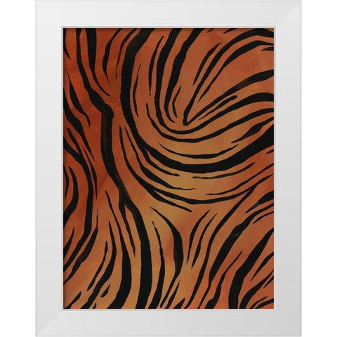 Of the Wild Patterns VII White Modern Wood Framed Art Print by Moore, Regina