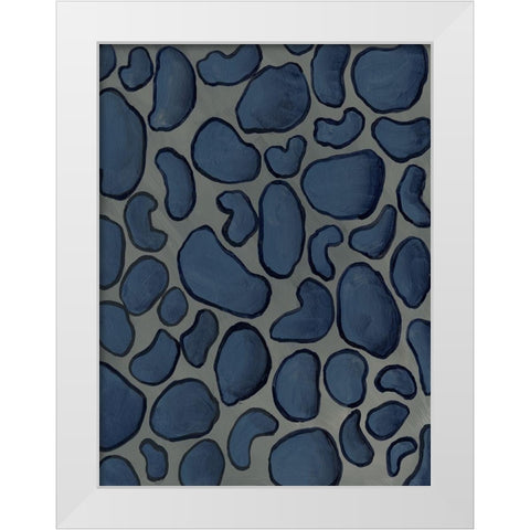 Of the Wild Patterns VIII White Modern Wood Framed Art Print by Moore, Regina