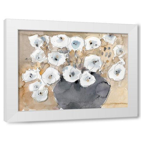 Another White Blossom I White Modern Wood Framed Art Print by Dixon, Samuel