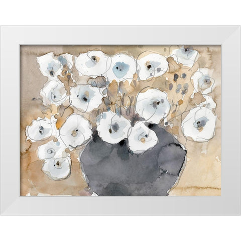 Another White Blossom I White Modern Wood Framed Art Print by Dixon, Samuel