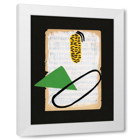 Vivid Order I White Modern Wood Framed Art Print by Moore, Regina