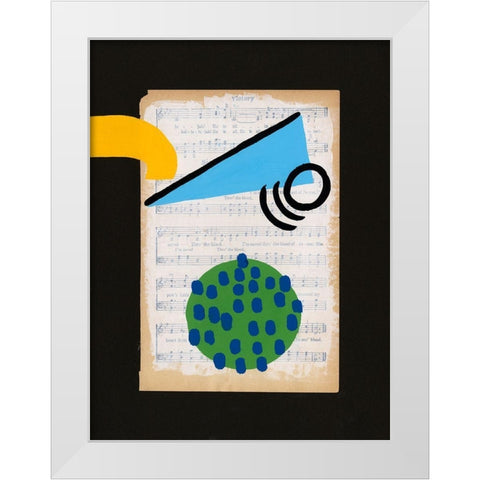 Vivid Order IV White Modern Wood Framed Art Print by Moore, Regina