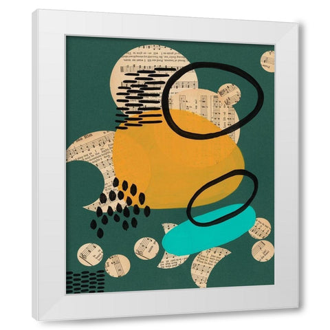 Contemporary Configuration II White Modern Wood Framed Art Print by Moore, Regina