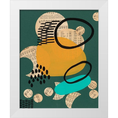 Contemporary Configuration II White Modern Wood Framed Art Print by Moore, Regina