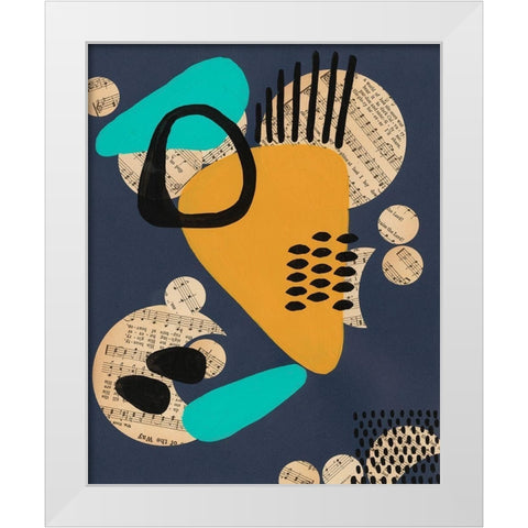 Contemporary Configuration IV White Modern Wood Framed Art Print by Moore, Regina