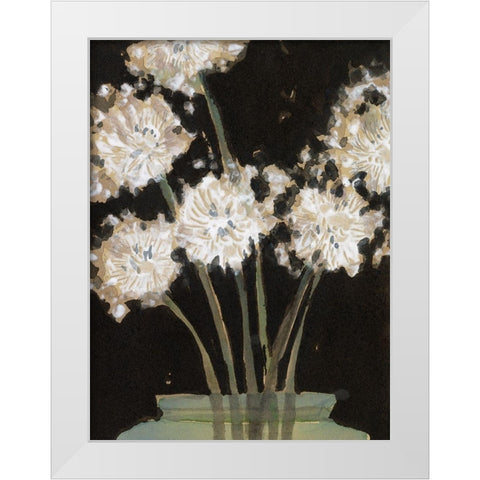 Dandy Lions I White Modern Wood Framed Art Print by Dixon, Samuel