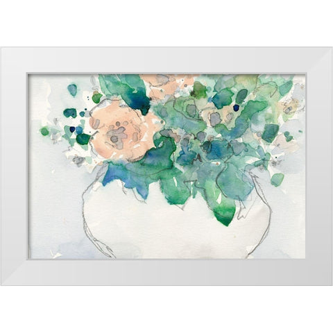 Pastel Arrangement I White Modern Wood Framed Art Print by Dixon, Samuel