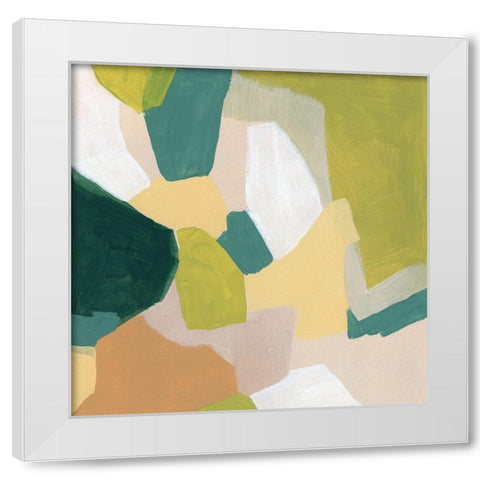 Field Survey IV White Modern Wood Framed Art Print by Vess, June Erica