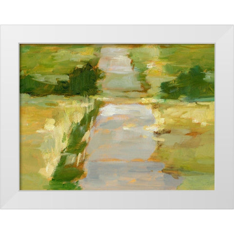 Over the Horizon I White Modern Wood Framed Art Print by Harper, Ethan