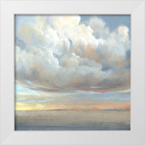 Passing Storm I White Modern Wood Framed Art Print by OToole, Tim