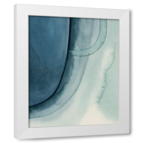 Spools I White Modern Wood Framed Art Print by Popp, Grace