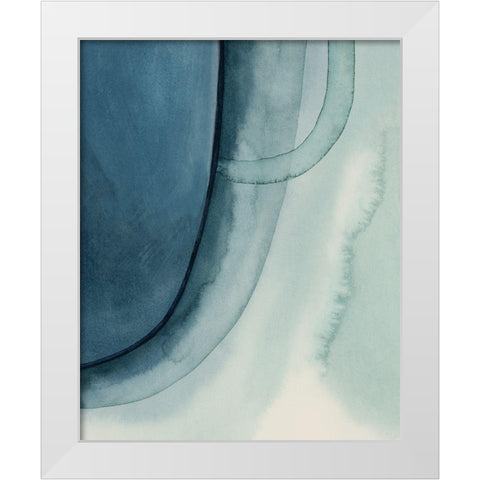 Spools I White Modern Wood Framed Art Print by Popp, Grace