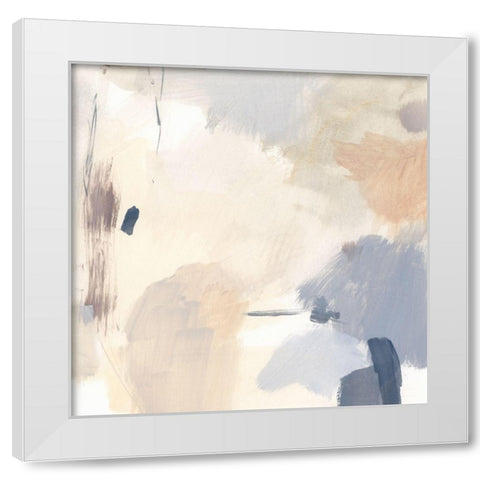 Sand Bath II White Modern Wood Framed Art Print by Barnes, Victoria