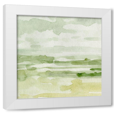 Northern Coast I White Modern Wood Framed Art Print by Caroline, Emma