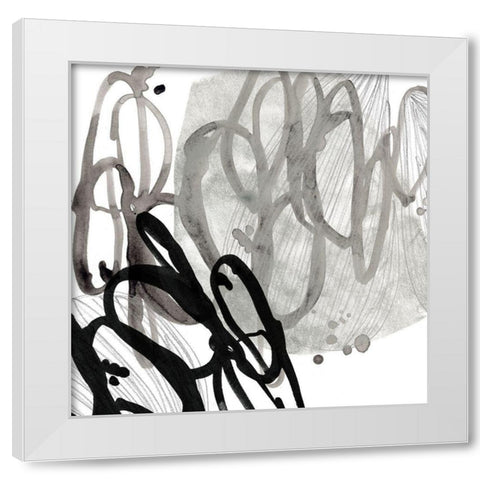 Cellular Journey I White Modern Wood Framed Art Print by Vess, June Erica