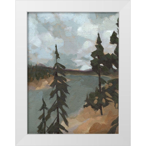 Yellowstone River I White Modern Wood Framed Art Print by Green, Jacob