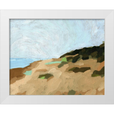 Puerto Balao II White Modern Wood Framed Art Print by Green, Jacob