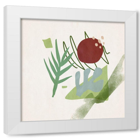 Grassland I White Modern Wood Framed Art Print by Wang, Melissa