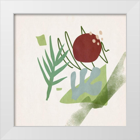 Grassland I White Modern Wood Framed Art Print by Wang, Melissa