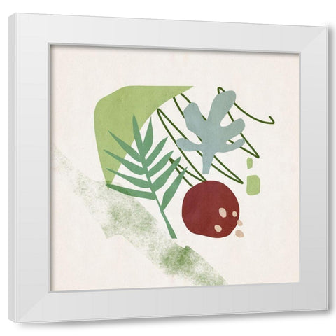 Grassland III White Modern Wood Framed Art Print by Wang, Melissa