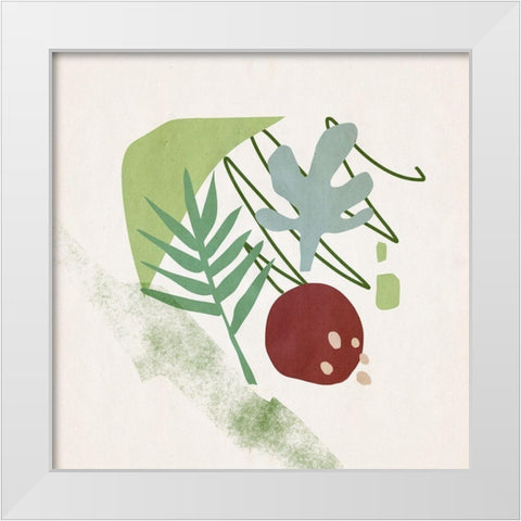 Grassland III White Modern Wood Framed Art Print by Wang, Melissa