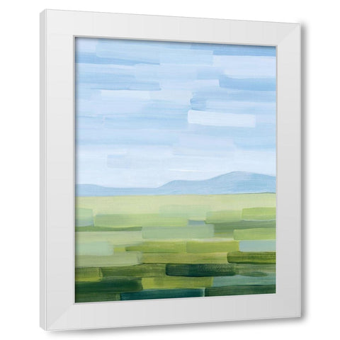 Green County II White Modern Wood Framed Art Print by Popp, Grace