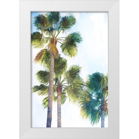 Palmetto II White Modern Wood Framed Art Print by Hartson-Weddle, Ryan