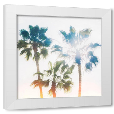 Palmetto IV White Modern Wood Framed Art Print by Hartson-Weddle, Ryan