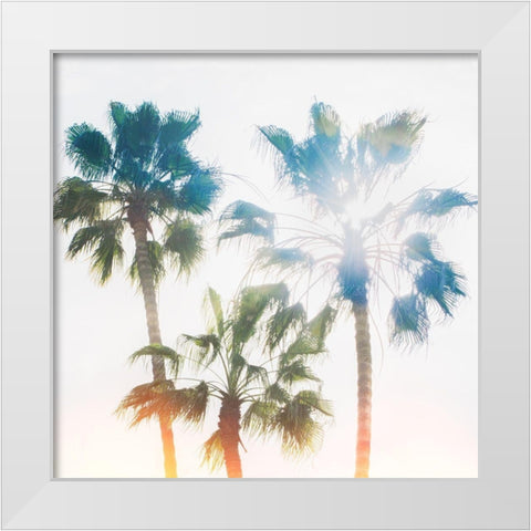 Palmetto IV White Modern Wood Framed Art Print by Hartson-Weddle, Ryan