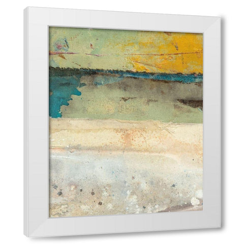 Broken to Beautiful 2 White Modern Wood Framed Art Print by Ashley, Erin