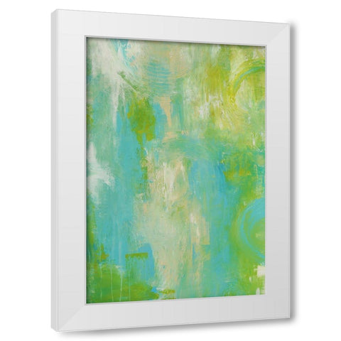 Enchanted Garden White Modern Wood Framed Art Print by Ashley, Erin