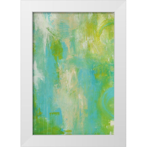 Enchanted Garden White Modern Wood Framed Art Print by Ashley, Erin