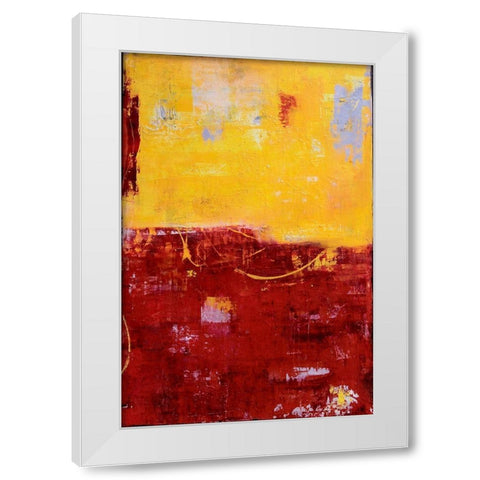 Some Like it Hot  White Modern Wood Framed Art Print by Ashley, Erin