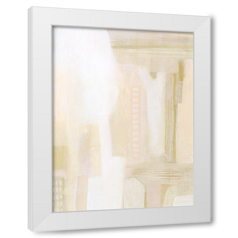 Urban Peach I White Modern Wood Framed Art Print by Popp, Grace