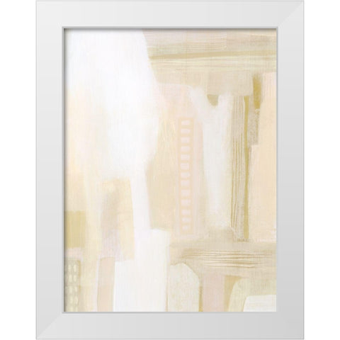 Urban Peach I White Modern Wood Framed Art Print by Popp, Grace