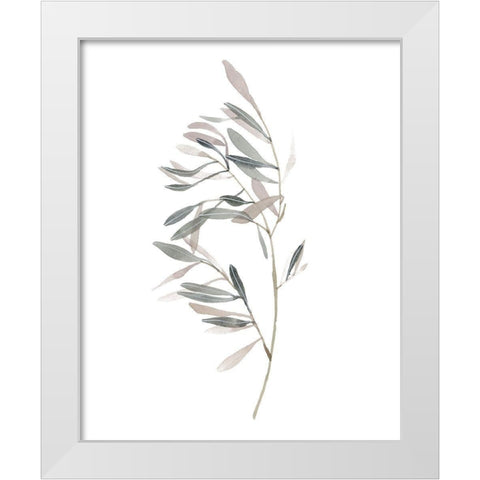 Gentle Breeze I White Modern Wood Framed Art Print by Wang, Melissa