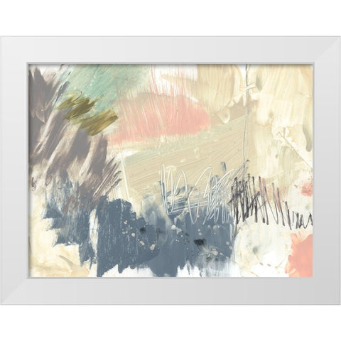 Pastel Immersion I White Modern Wood Framed Art Print by Goldberger, Jennifer