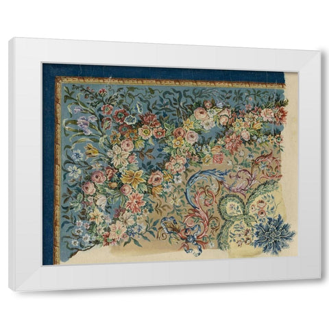 Vintage Design Sketch I White Modern Wood Framed Art Print by Baxter Mill Archive