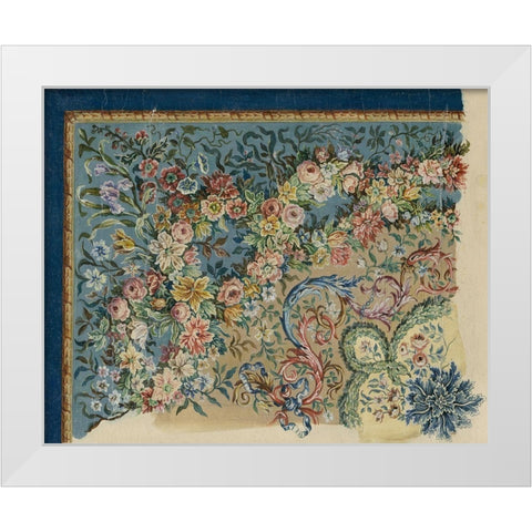 Vintage Design Sketch I White Modern Wood Framed Art Print by Baxter Mill Archive