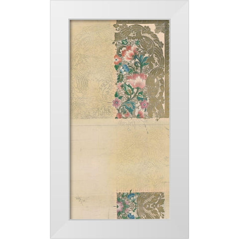 Vintage Design Sketch IV White Modern Wood Framed Art Print by Baxter Mill Archive