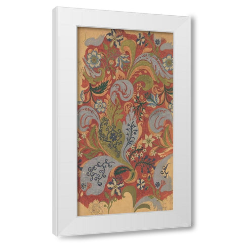 Vintage Design Sketch V White Modern Wood Framed Art Print by Baxter Mill Archive
