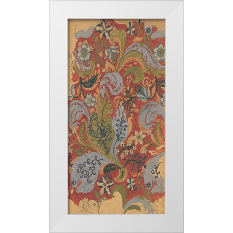 Vintage Design Sketch V White Modern Wood Framed Art Print by Baxter Mill Archive