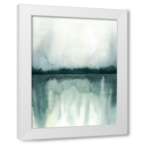 Soft Reflections I White Modern Wood Framed Art Print by Popp, Grace