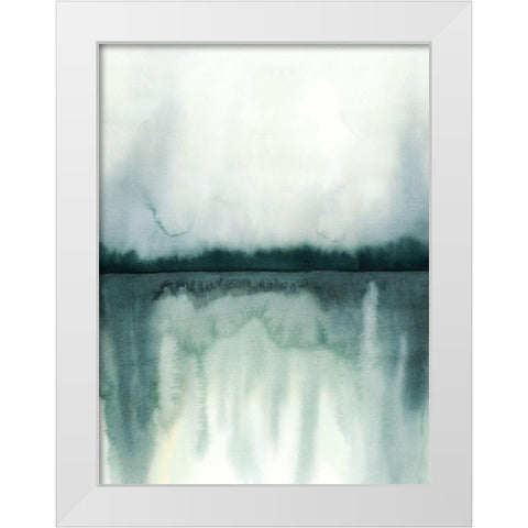 Soft Reflections I White Modern Wood Framed Art Print by Popp, Grace