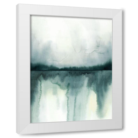 Soft Reflections II White Modern Wood Framed Art Print by Popp, Grace