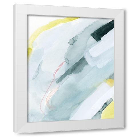 Pastel Sunrise I White Modern Wood Framed Art Print by Popp, Grace